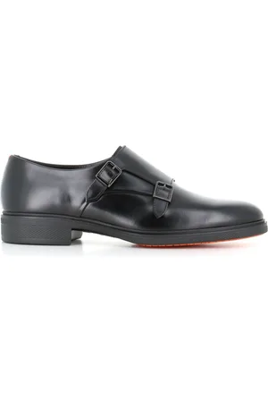 santoni Double-buckle monk shoes