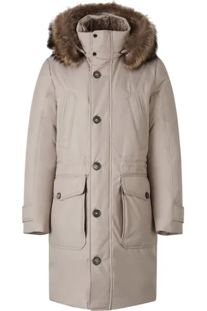 MOORER Feather-down padded jacket