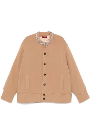 Gucci Crystal-embroidery cardigan