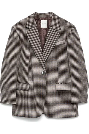 Sandro Dogtooth blazer