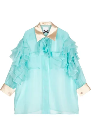 Edward Achour Paris Ruffled silk shirt