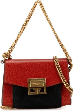 Givenchy 2018-2024 Nano Bicolor Calfskin GV3 satchel