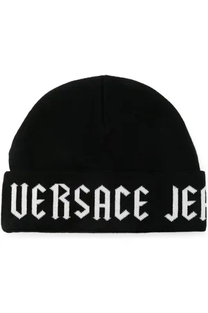 VERSACE Logo-jacquard beanie