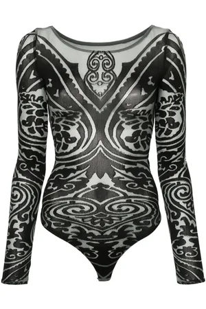 Wolford X ETRO Body Tattoo bodysuit