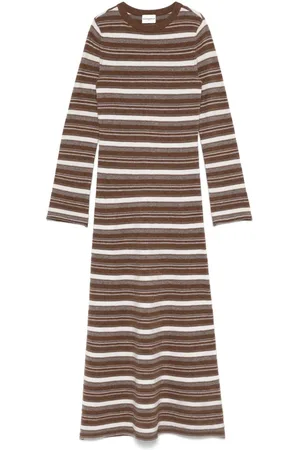 Claudie Pierlot Striped wool maxi dres
