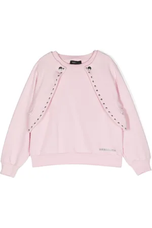 MONNALISA Layered jersey sweatshirt