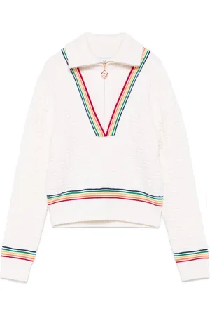 Casablanca Column Stitch sweater