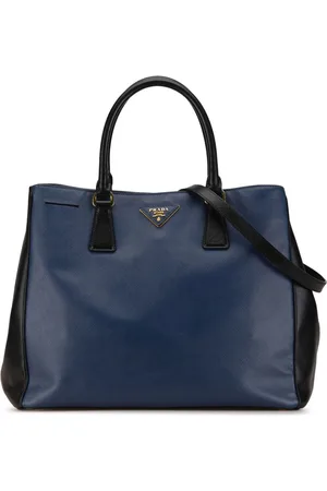 Prada 2013-2023 Medium Saffiano Lux Bicolor Galleria satchel