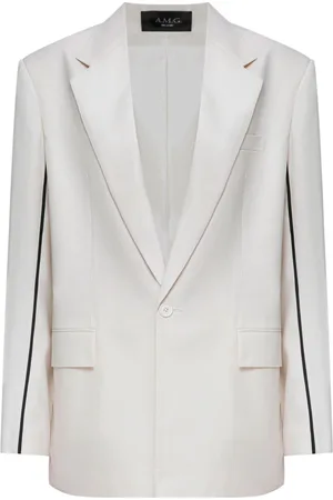 AMG Piped-trim blazer