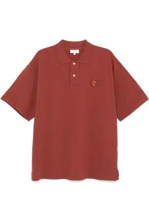 Maison Kitsuné Bold Fox head patch comfort polo shirt