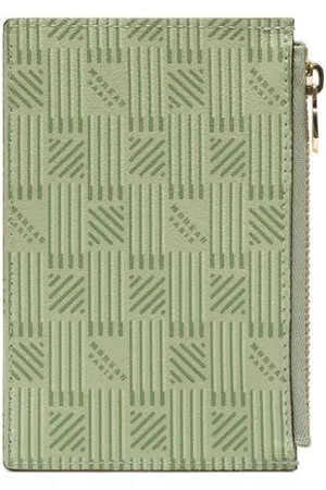 MOREAU Logo-stamp leather wallet
