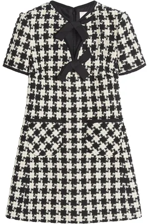 VALENTINO GARAVANI Geometric-pattern mini dress
