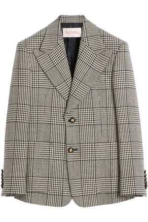 VALENTINO GARAVANI Houndstooth single-breasted blazer