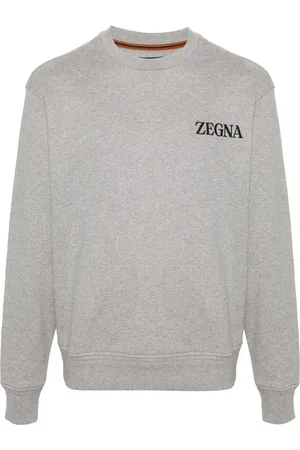 Ermenegildo Zegna Logo-appliqué cotton sweatshirt