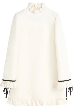 VALENTINO GARAVANI Crepe couture mini dress