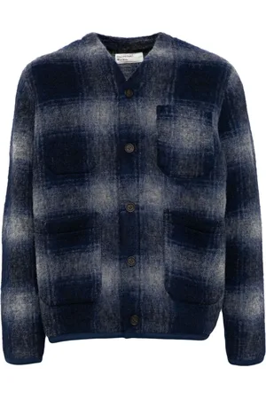 Universal Works Check cardigan