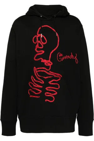 Givenchy Graphic embroidered hooded sweatshirt
