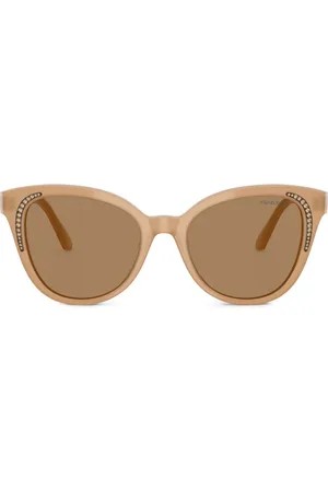 Swarovski Crystal-embellished oversized sunglasses