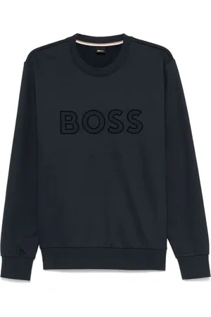 HUGO BOSS Flocked-logo sweatshirt