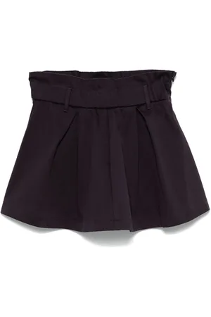 FORTE FORTE Paperbag-waist mini skirt