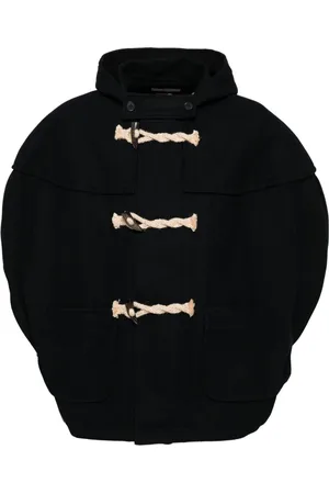 FACETASM Wool circle duffle coat