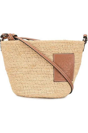 Loewe Raffia weave tote bag