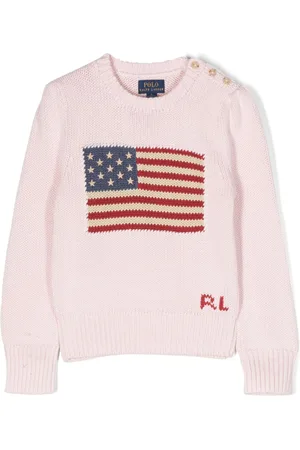 Ralph Lauren US flag intarsia jumper