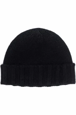 DRUMOHR Ribbed-hem cashmere beanie hat