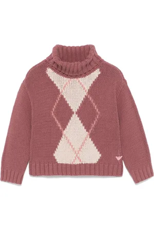 Emporio Armani Argyle-pattern sweater