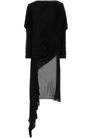 Gucci Asymmetric crepe mini dress