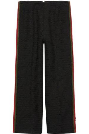 Gucci Stripe-detail tweed trousers