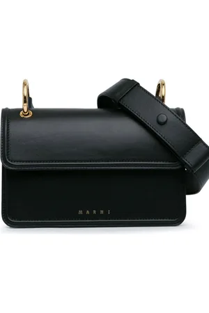 Marni 2019-2024 Calfskin New Beat crossbody bag