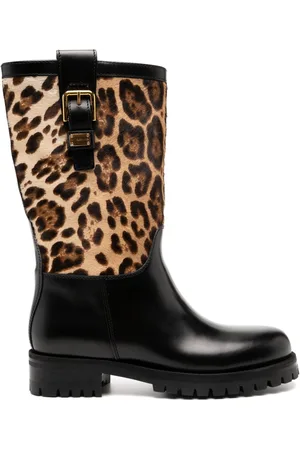 Dolce & Gabbana Leopard-print boots