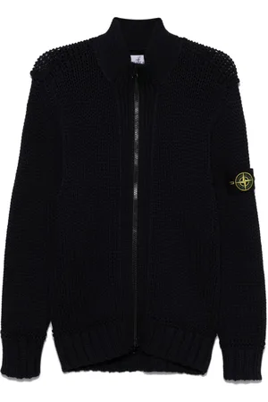 Stone Island Chain-stitch cardigan