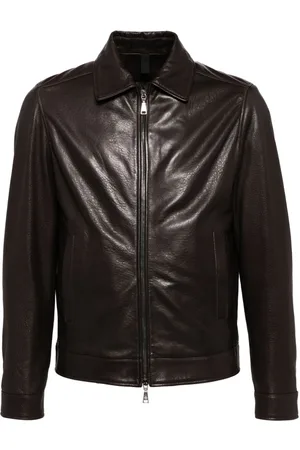 TAGLIATORE Zip-up leather jacket