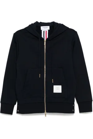 Thom Browne Classic loopback full-zip hoodie