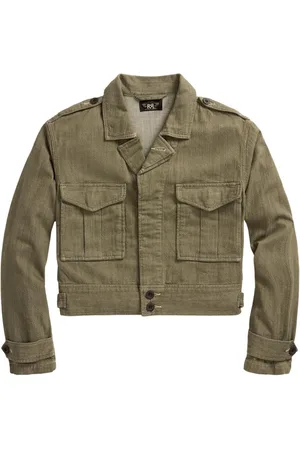 Ralph Lauren Notched-collar denim jacket