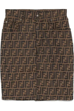 Fendi 1990-2000s Zucca skirt
