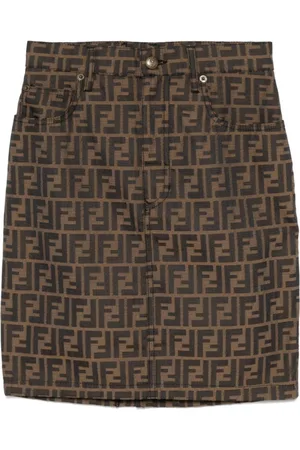 Fendi 1990-2000s Zucca skirt