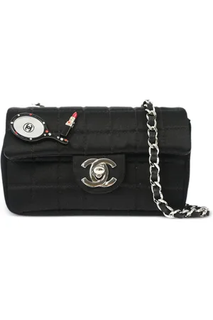 CHANEL 2005 Choco Bar shoulder bag