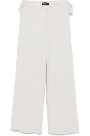 JACOB LEE Brushed-finish trousers