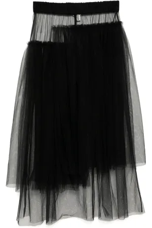 NOIR KEI NINOMIYA Tulle draped skirt