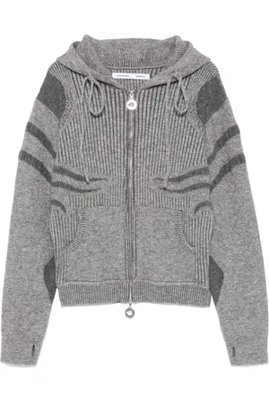 Charlie Constantinou Ribbed-knit hoodie