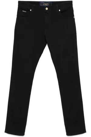 BILLIONAIRE Logo-patch jeans