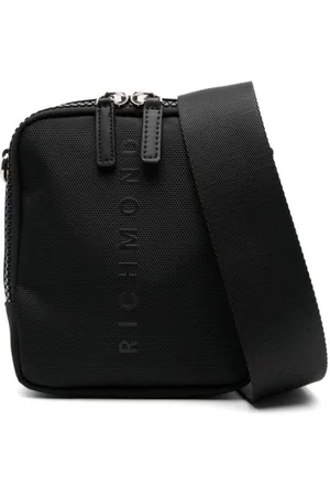 John Richmond Logo-print messenger bag