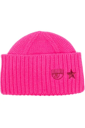 Chiara Ferragni Eye Star-embroidered ribbed beanie