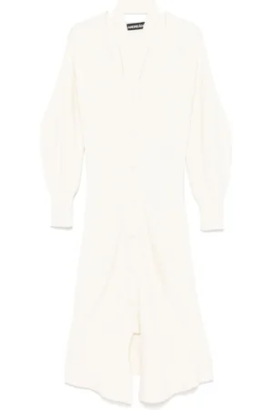 ANDREADAMO Ribbed-knit midi dress