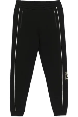 EA7 Logo-print track pants