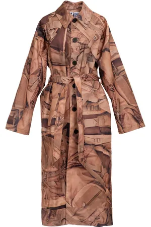 Natasha Zinko Graphic-print trench coat