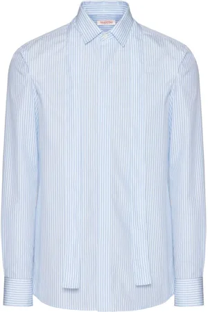 VALENTINO GARAVANI Scarf-detail poplin shirt